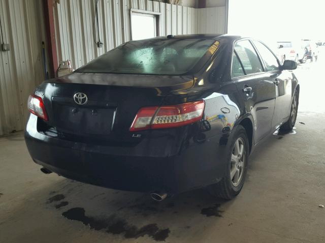 JTNBK3EK4A3047140 - 2010 TOYOTA CAMRY SE BLACK photo 4