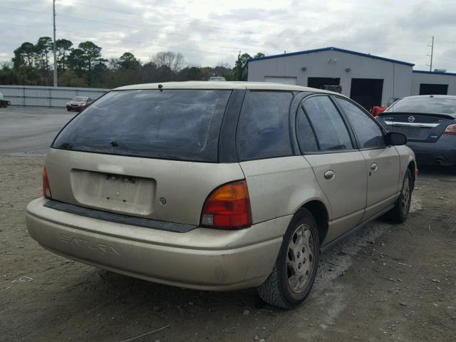 1G8ZN82791Z220259 - 2001 SATURN SW2 GOLD photo 4