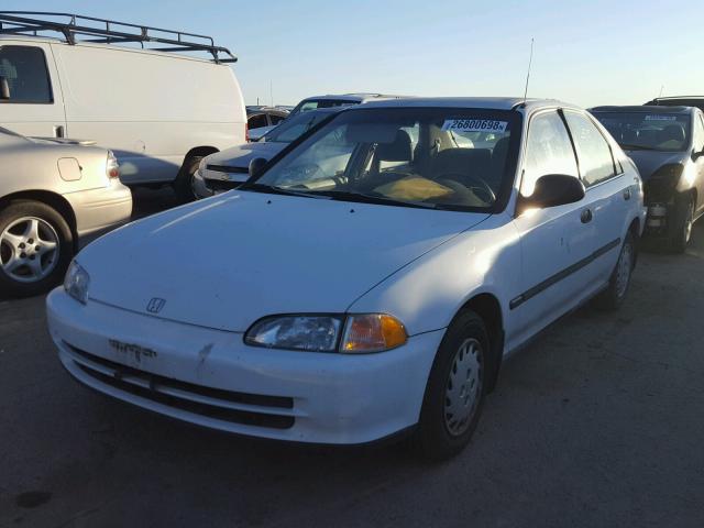 JHMEG8659NS009809 - 1992 HONDA CIVIC LX WHITE photo 2