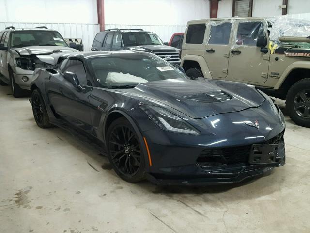 1G1YU2D64F5609386 - 2015 CHEVROLET CORVETTE S BLUE photo 1