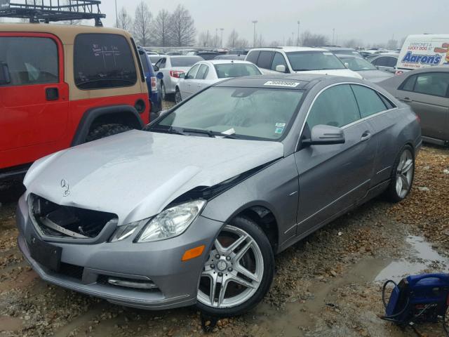 WDDKJ5KBXCF166244 - 2012 MERCEDES-BENZ E 350 SILVER photo 2