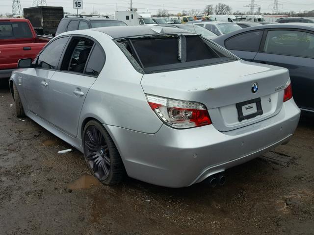 WBANW53508CT52298 - 2008 BMW 550 I SILVER photo 3