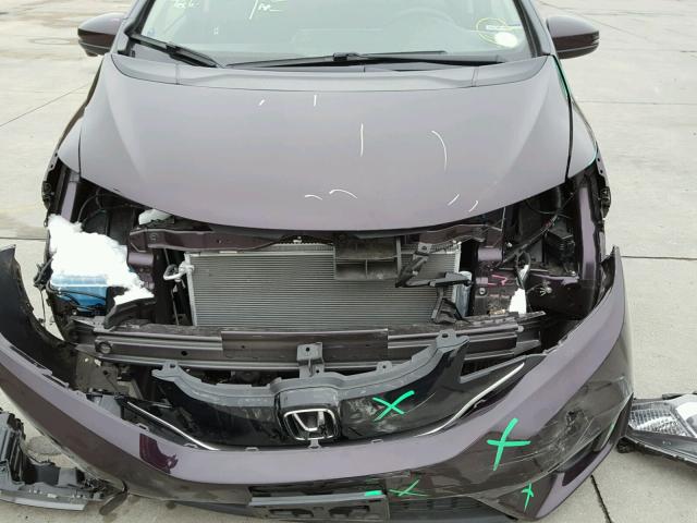 JHMGK5H84GS011984 - 2016 HONDA FIT EX PURPLE photo 9