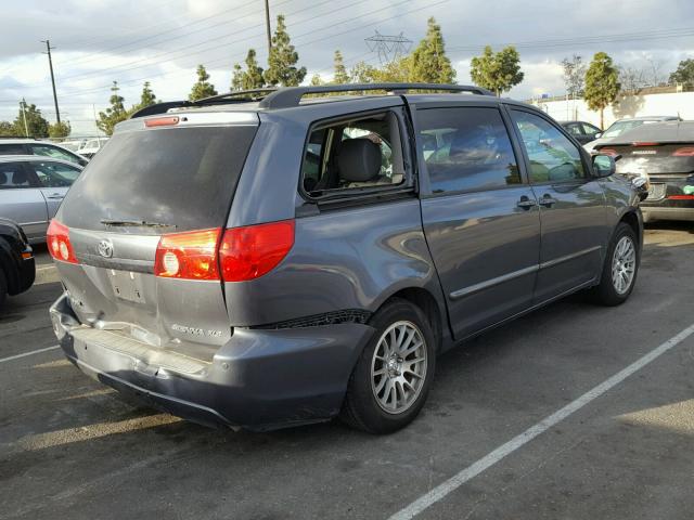 5TDYK4CC8AS331689 - 2010 TOYOTA SIENNA XLE GRAY photo 4