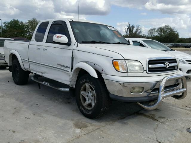 5TBRT38151S130313 - 2001 TOYOTA TUNDRA ACC WHITE photo 1