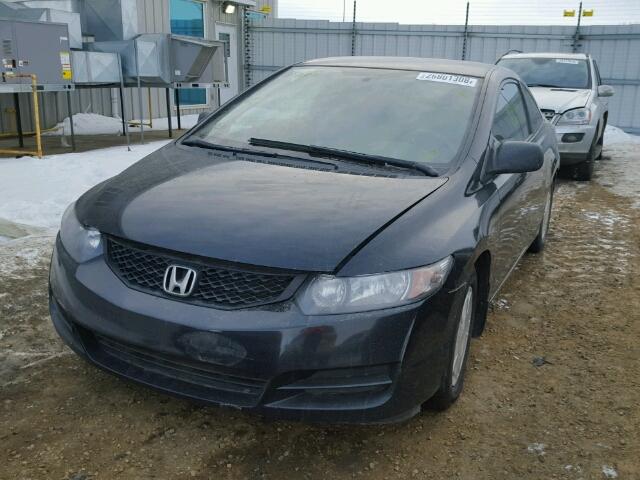 2HGFG12229H005110 - 2009 HONDA CIVIC DX BLACK photo 2