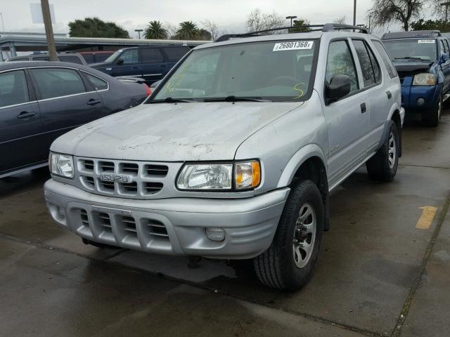 4S2DM58WX14342856 - 2001 ISUZU RODEO S SILVER photo 2