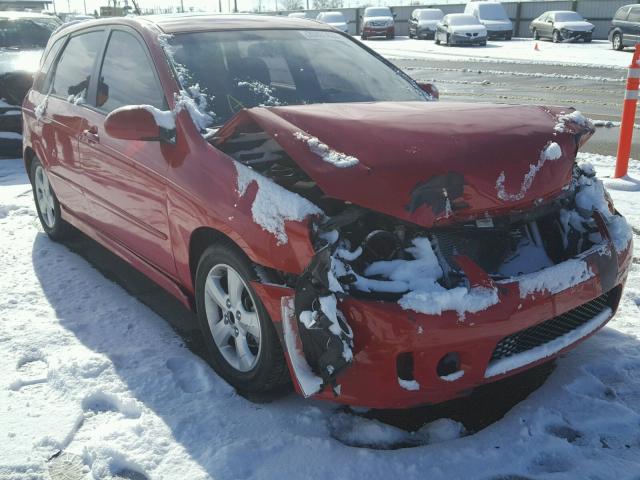 KNAFE161785014376 - 2008 KIA SPECTRA5 5 RED photo 1