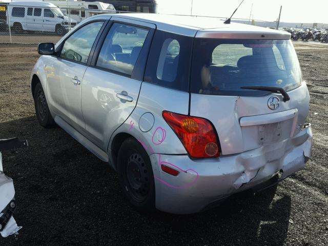 JTKKT624850111902 - 2005 TOYOTA SCION XA SILVER photo 3