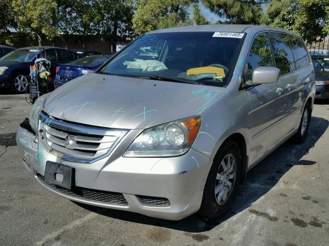 5FNRL38448B046130 - 2008 HONDA ODYSSEY EX SILVER photo 2