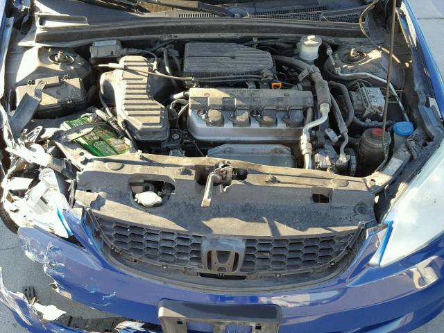 1HGEM229X4L038147 - 2004 HONDA CIVIC EX BLUE photo 7