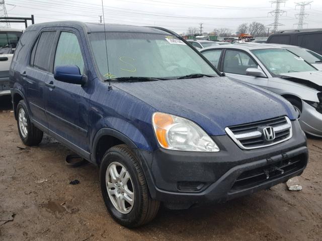 JHLRD78883C032084 - 2003 HONDA CR-V EX BLUE photo 1