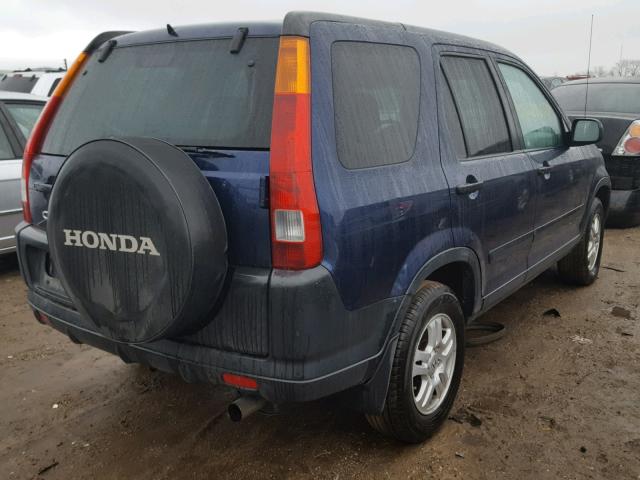 JHLRD78883C032084 - 2003 HONDA CR-V EX BLUE photo 4