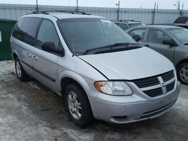 1D4GP25R46B647224 - 2006 DODGE CARAVAN SE SILVER photo 1