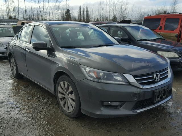 1HGCR2F73EA161660 - 2014 HONDA ACCORD EX GREEN photo 1