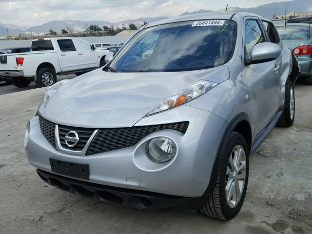 JN8AF5MRXDT204774 - 2013 NISSAN JUKE S SILVER photo 2