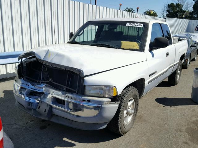 3B7HC12Y5XG106047 - 1999 DODGE RAM 1500 WHITE photo 2