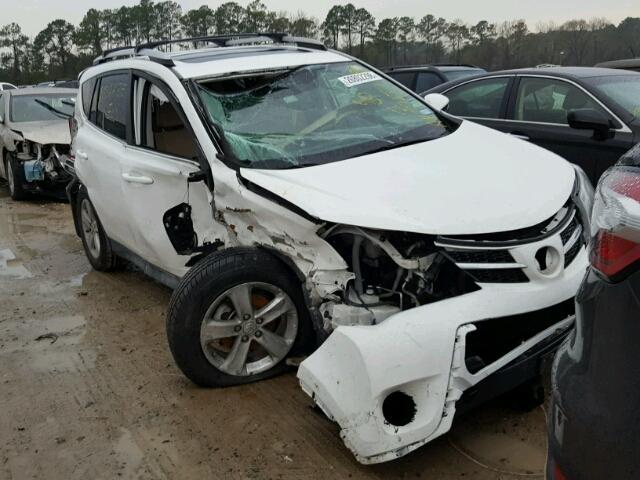 2T3WFREV5EW085213 - 2014 TOYOTA RAV4 XLE WHITE photo 1