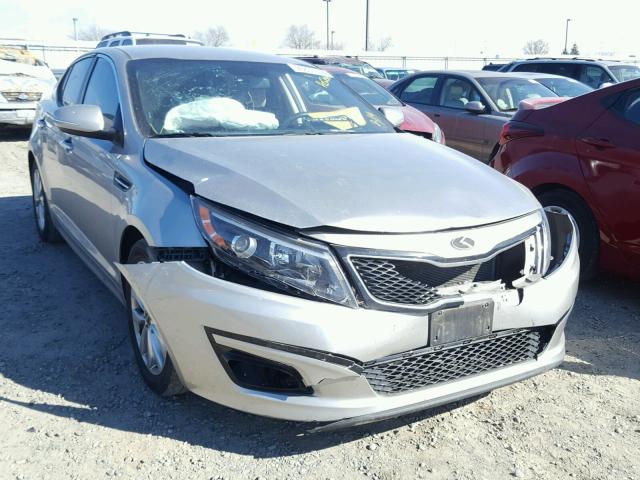 5XXGM4A7XEG340820 - 2014 KIA OPTIMA LX SILVER photo 1