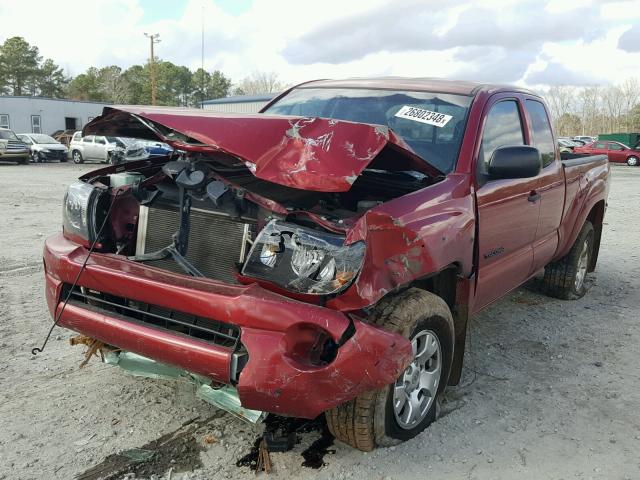 5TEUU42N35Z108867 - 2005 TOYOTA TACOMA ACC RED photo 2