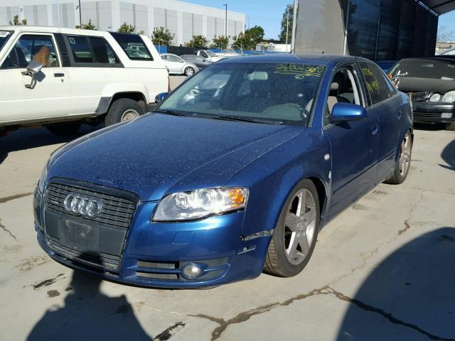 WAUDF68E25A445602 - 2005 AUDI A4 2.0T QU BLUE photo 2