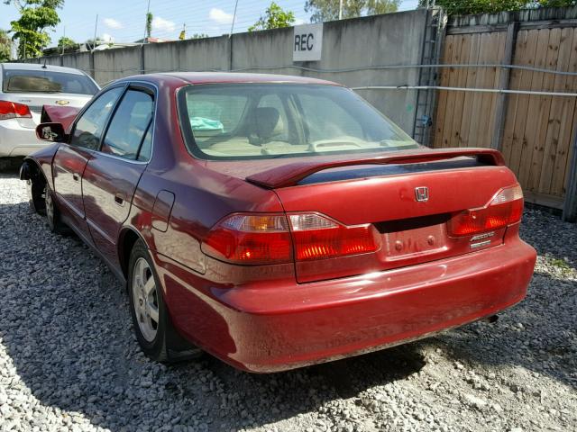 JHMCG567XYC017519 - 2000 HONDA ACCORD SE RED photo 3