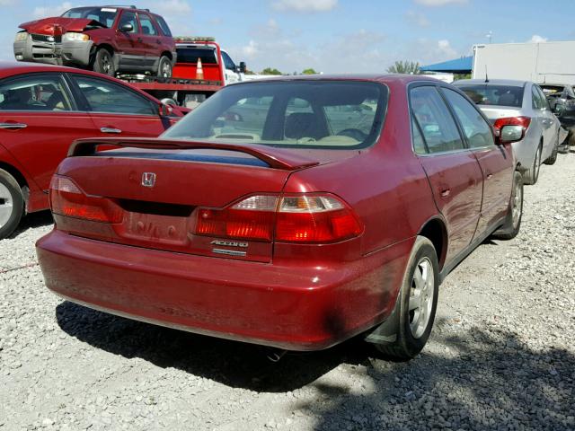 JHMCG567XYC017519 - 2000 HONDA ACCORD SE RED photo 4