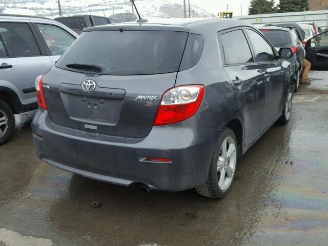 2T1KE4EE1AC035238 - 2010 TOYOTA COROLLA MA GRAY photo 4