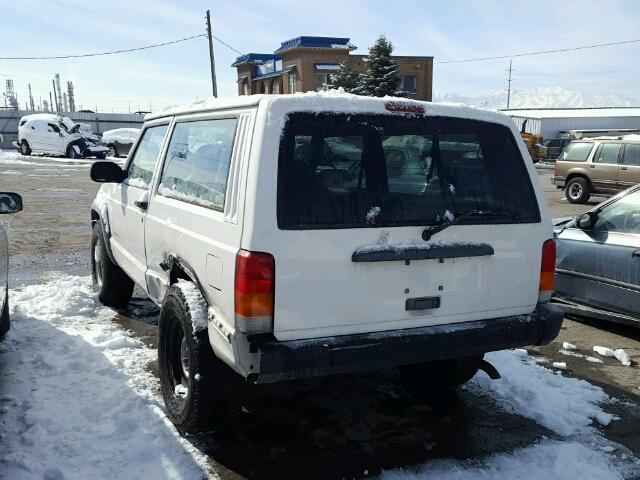 1J4FT27P1YL108731 - 2000 JEEP CHEROKEE S WHITE photo 3