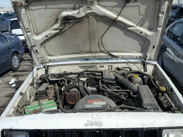 1J4FT27P1YL108731 - 2000 JEEP CHEROKEE S WHITE photo 7