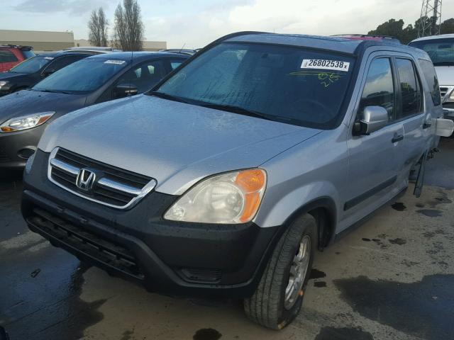 JHLRD78842C049933 - 2002 HONDA CR-V EX SILVER photo 2