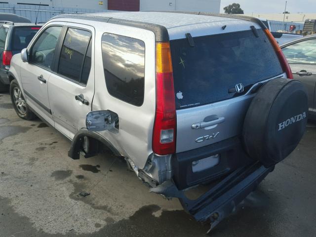 JHLRD78842C049933 - 2002 HONDA CR-V EX SILVER photo 3