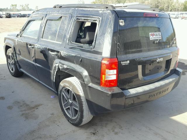 1J4NT2GB3AD503977 - 2010 JEEP PATRIOT SP BLACK photo 3