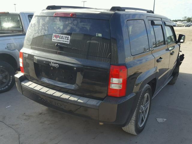 1J4NT2GB3AD503977 - 2010 JEEP PATRIOT SP BLACK photo 4