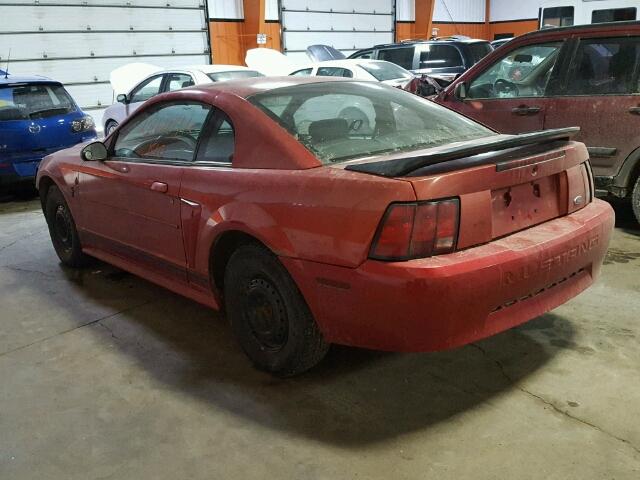 1FAFP4046YF126278 - 2000 FORD MUSTANG RED photo 3