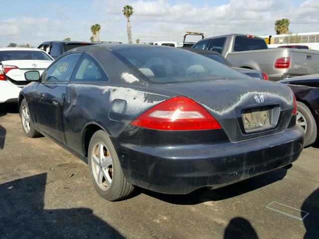 1HGCM72663A013315 - 2003 HONDA ACCORD EX BLACK photo 3