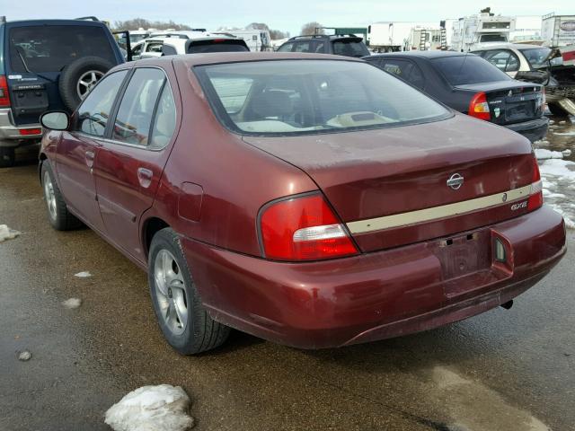 1N4DL01D91C185343 - 2001 NISSAN ALTIMA XE MAROON photo 3