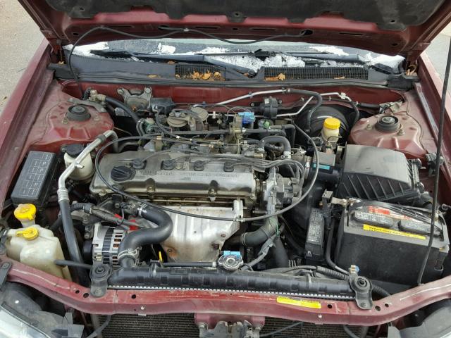 1N4DL01D91C185343 - 2001 NISSAN ALTIMA XE MAROON photo 7