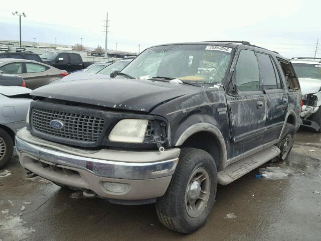 1FMPU18L2YLB11002 - 2000 FORD EXPEDITION BLUE photo 2