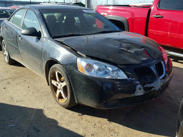 1G2ZG58N774168113 - 2007 PONTIAC G6 BASE BLACK photo 1