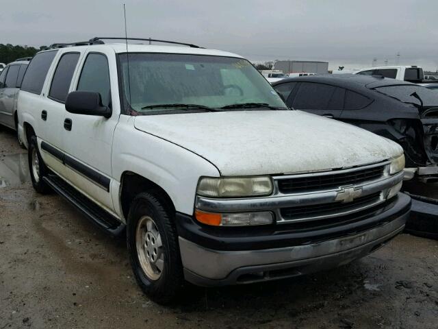 3GNEC16Z32G248788 - 2002 CHEVROLET SUBURBAN C WHITE photo 1