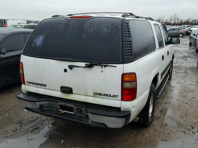 3GNEC16Z32G248788 - 2002 CHEVROLET SUBURBAN C WHITE photo 4