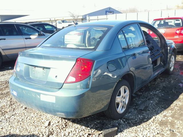 1G8AJ55F67Z115407 - 2007 SATURN ION LEVEL TURQUOISE photo 4