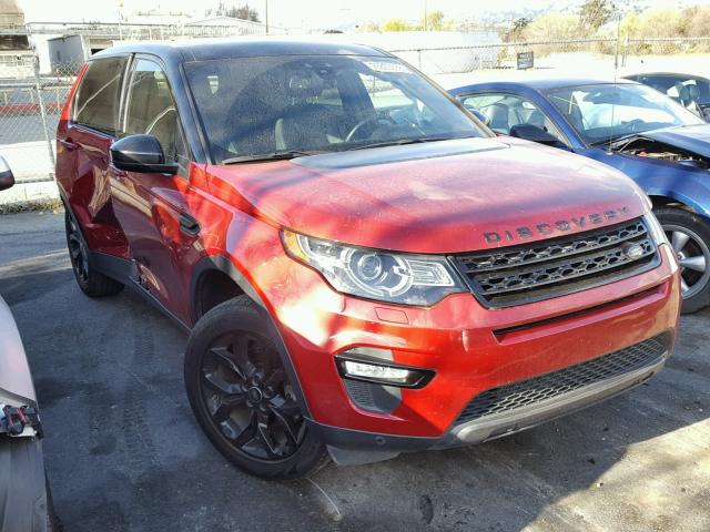 SALCR2BGXGH554465 - 2016 LAND ROVER DISCOVERY RED photo 1