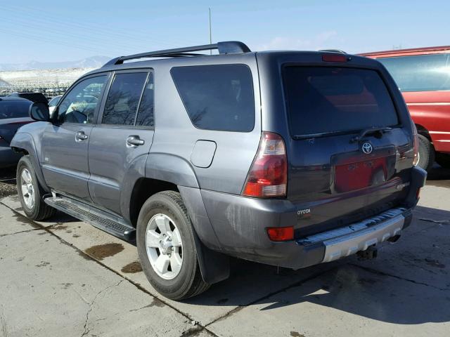 JTEZU14R440043283 - 2004 TOYOTA 4RUNNER SR GRAY photo 3