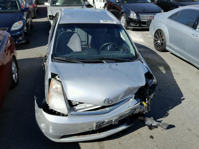 JTDKB20U287742887 - 2008 TOYOTA PRIUS SILVER photo 9