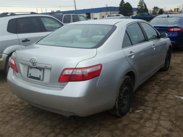 4T1BE46K08U253944 - 2008 TOYOTA CAMRY CE SILVER photo 4