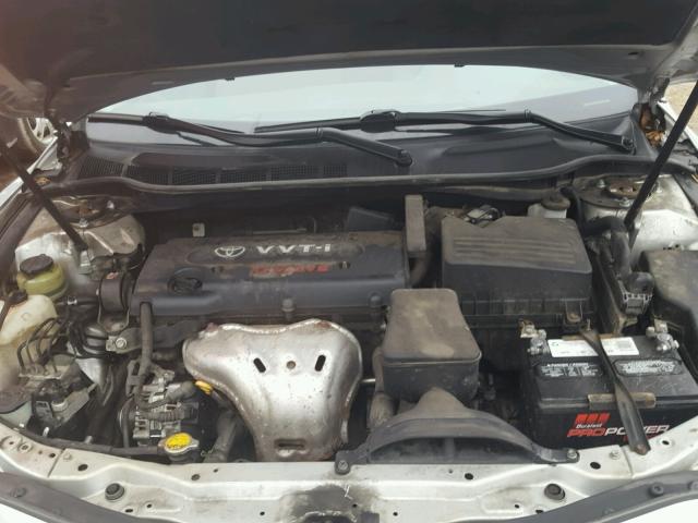 4T1BE46K08U253944 - 2008 TOYOTA CAMRY CE SILVER photo 7