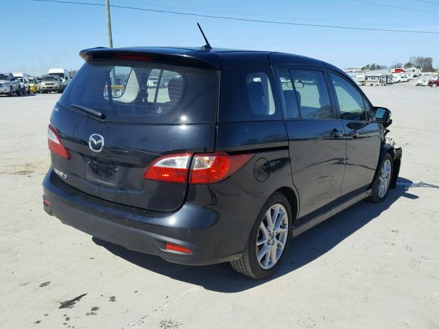 JM1CW2CL9D0152328 - 2013 MAZDA 5 BLACK photo 4