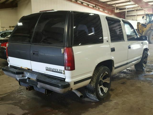 1GNEC13RXXR152054 - 1999 CHEVROLET TAHOE C150 WHITE photo 4